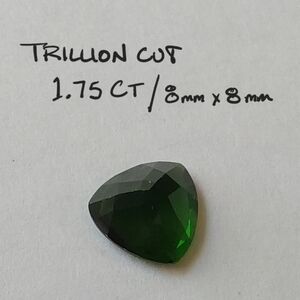 JTV Green Trillion Cut Gemstone 1.75 carat